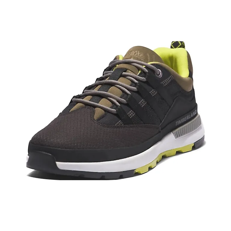 Timberland Euro Trekker Low Trainer Durable Breathable Low-Top Sports Casual Shoes Black Yellow-2
