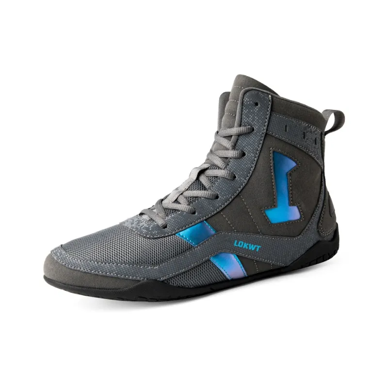 LOKWT Cushioned Slip-Resistant Abrasion-Resistant High-Top Training Shoes Unisex-4