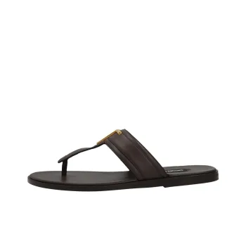 TOM FORD Logo-plaque Flat Slides