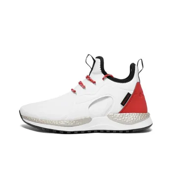 Columbia Slip Resistant, Abrasion Resistant, Waterproof Mid Top Casual Shoes Men's White Red