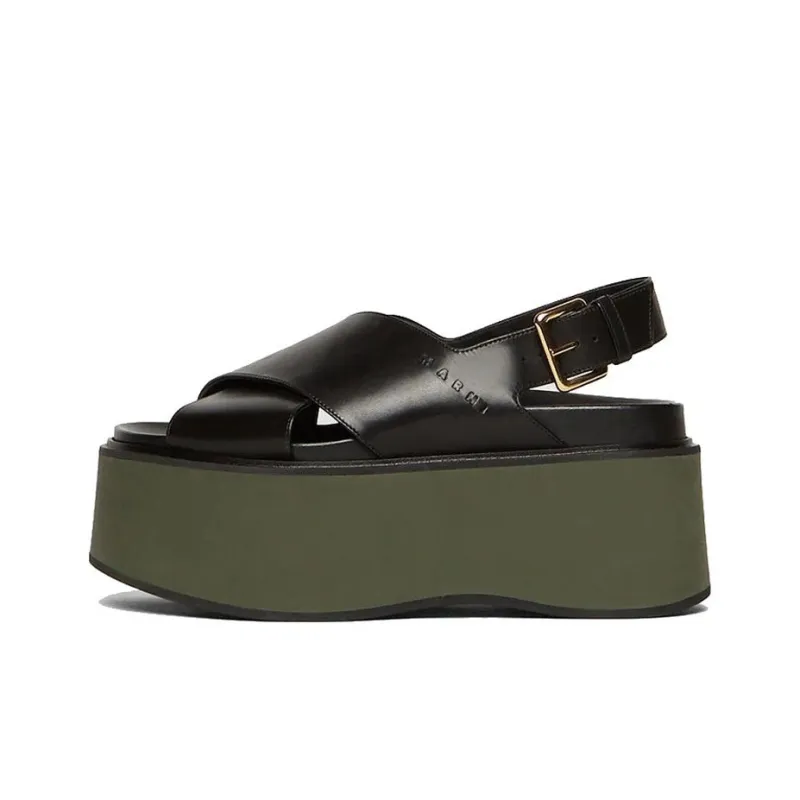 MARNI One-Strap Sandals 9.5cm Women's Black-0