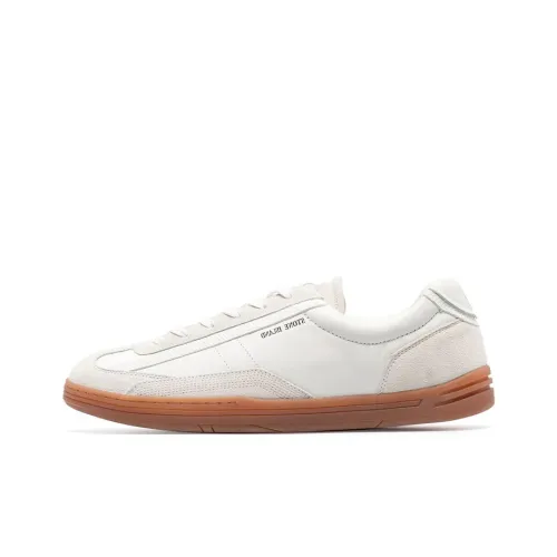 STONE ISLAND Skateboard Shoes Men Low-Top White