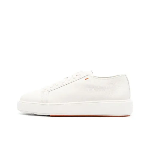 Santoni Low-top Leather Sneakers