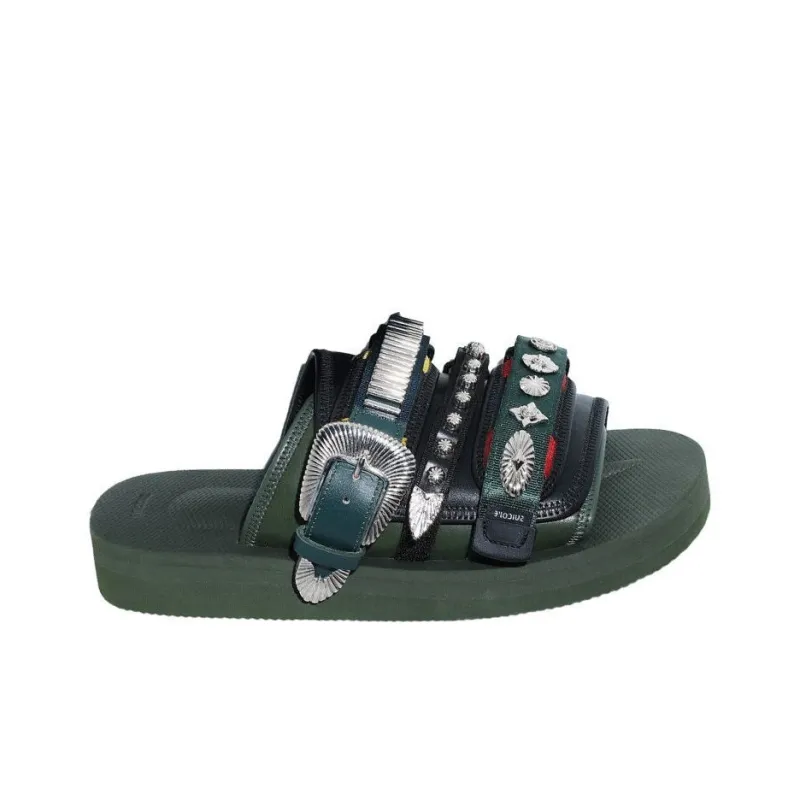 Toga x Suicoke Stylish Sandals Men's Green-1