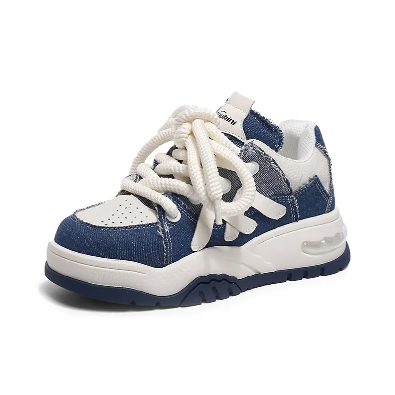 Roubini Breathable And Lightweight Low Top Skateboard Shoes Women's Dark Blue-1