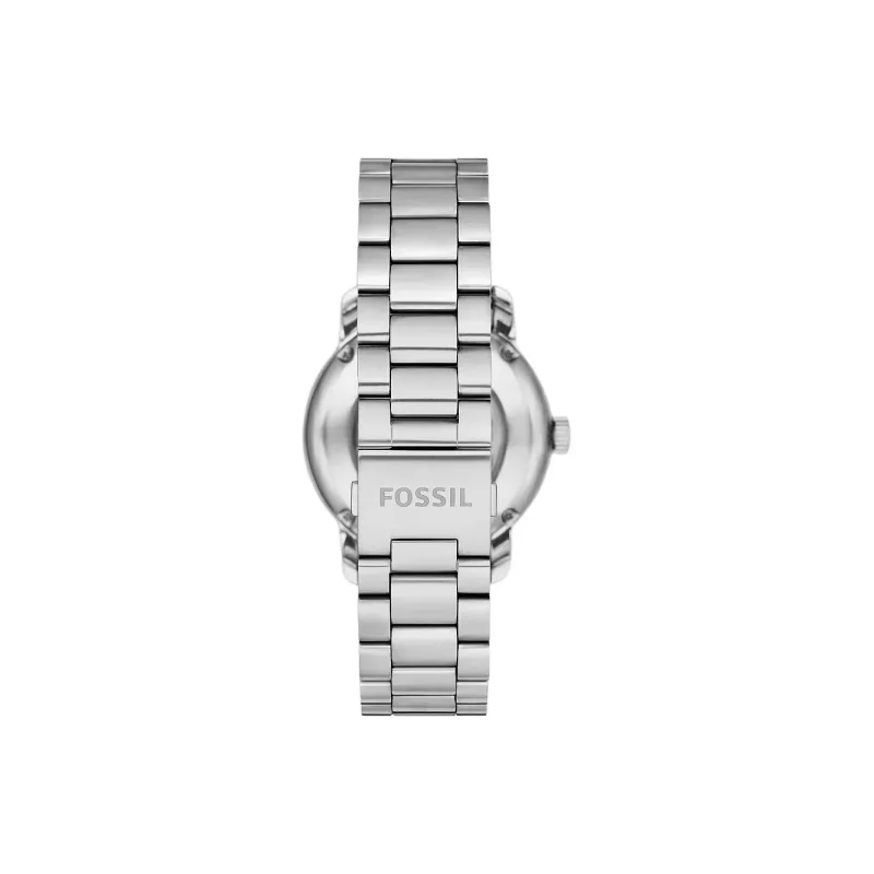 FOSSIL Heritage Collection Wrist Watch Automatic Mechanical Movement Stainless Steel Strap 43mm Gold Dial Men's Watches-1