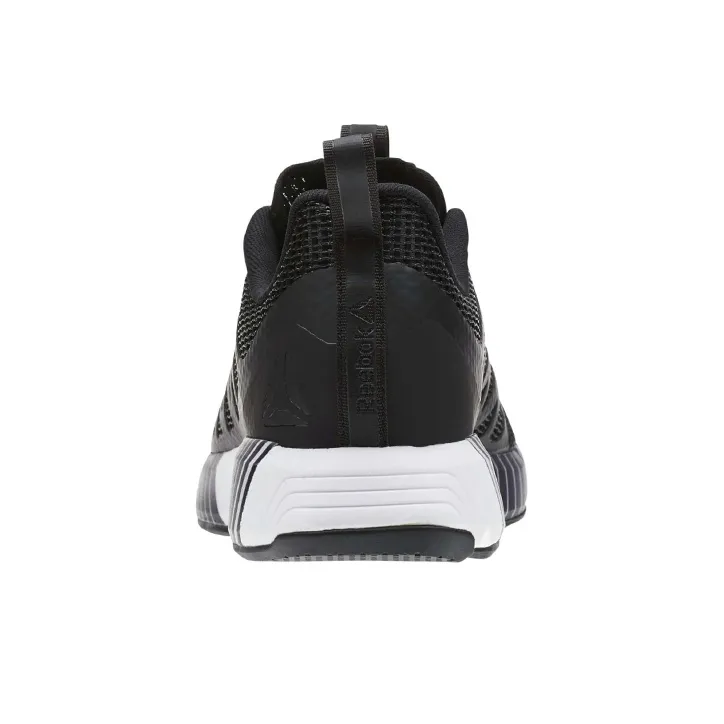 Reebok Fusion Flexweave Lightweight Low-Top Running Shoes Men's Black-3