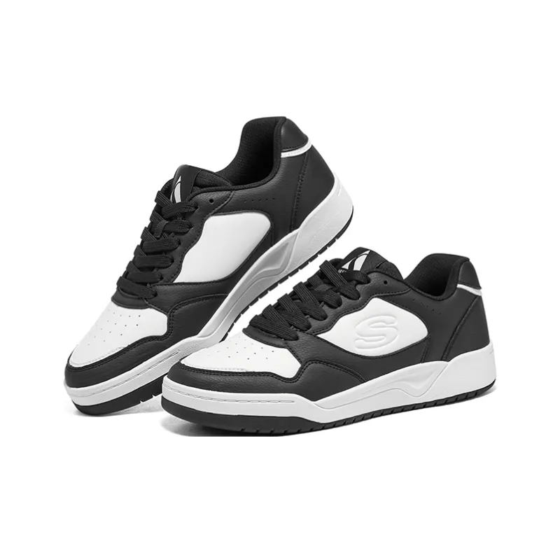 Skechers Koopa Court 'Volley Low Varsity Black White'-2
