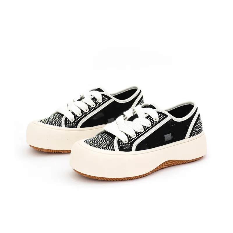 Zdwo Wear-resistant And Lightweight Low-Top Canvas Shoes Women's-2