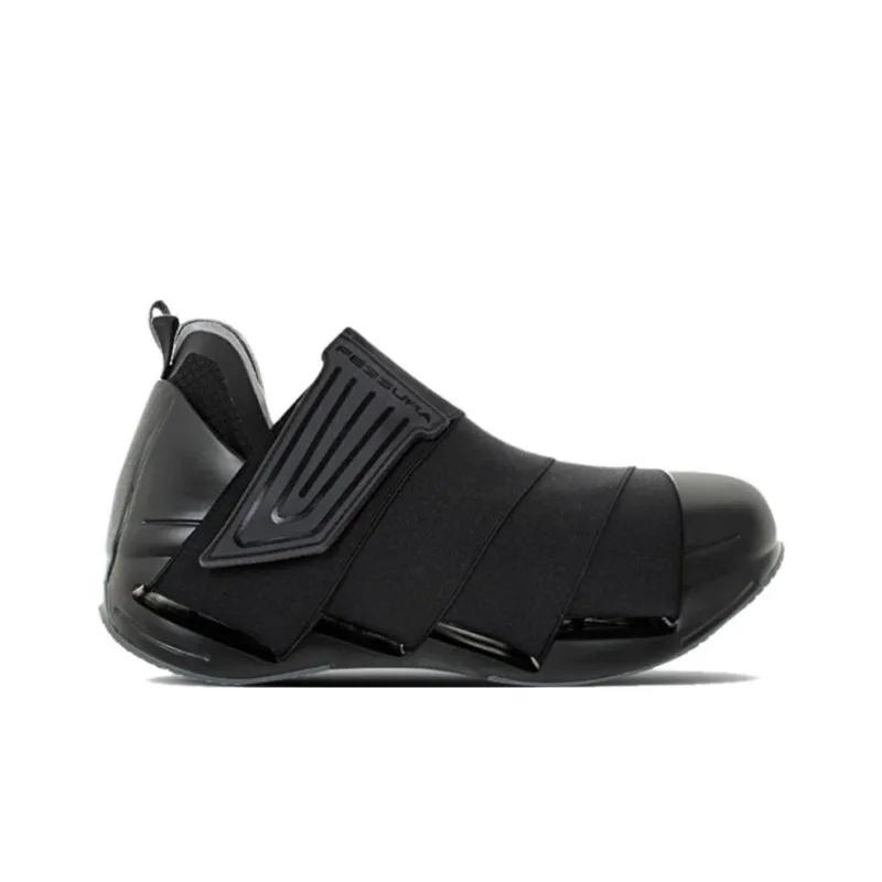 FESSURA Mid-Top Casual Shoes Unisex Black-1