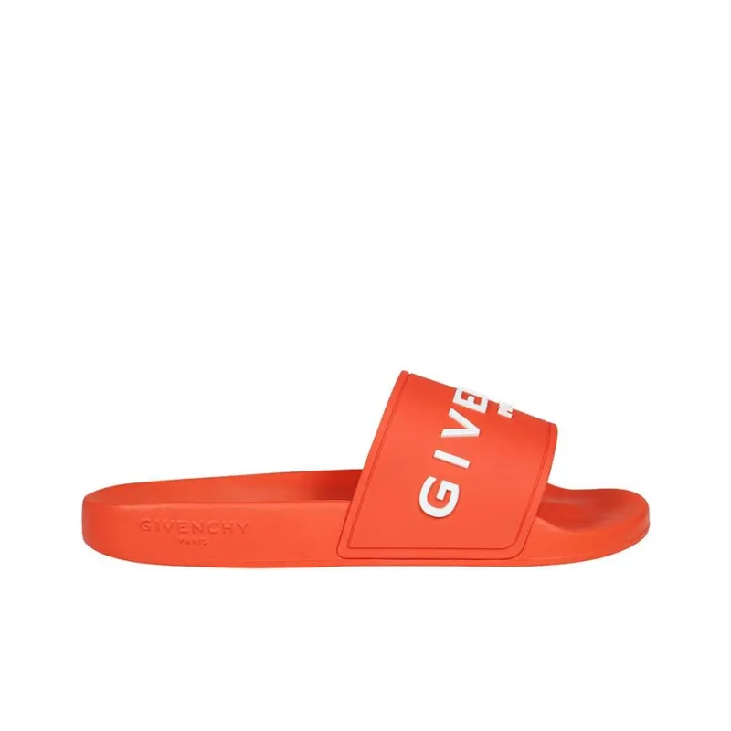 Givenchy Odor Resistant Slide Slippers Men's Orange-1