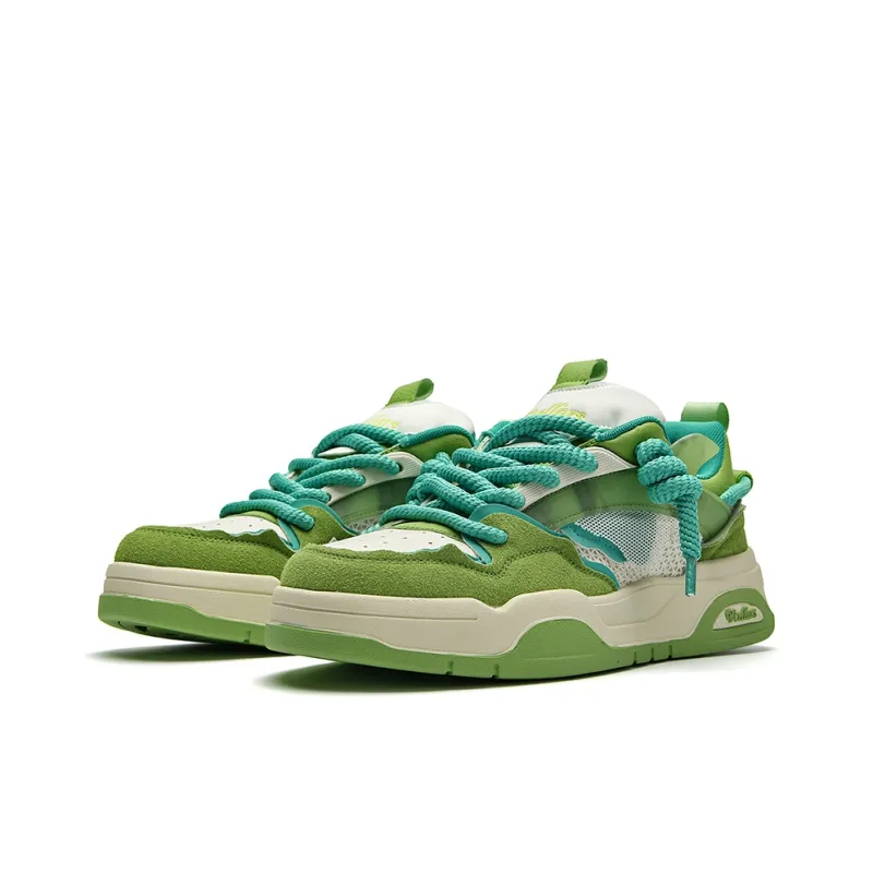 TCELLARS Low Top Skateboard Shoes Unisex Mint Green-2