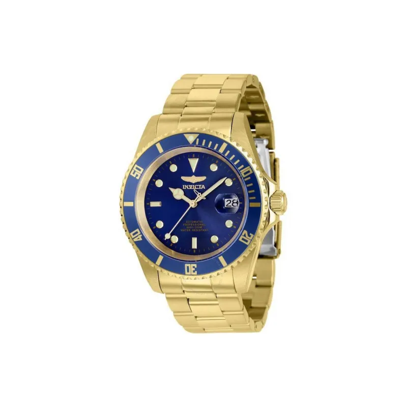 INVICTA Wrist Watch Automatic Mechanical Movement Stainless Steel Strap 43mm Blue Dial Men's Watches-0