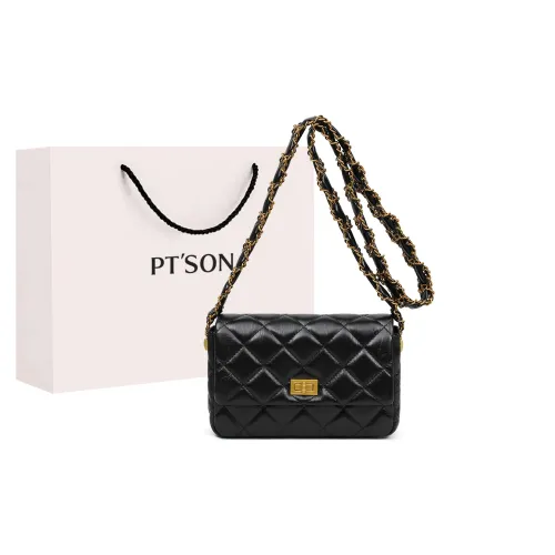 PT'SON Crossbody Bags Black Large Size