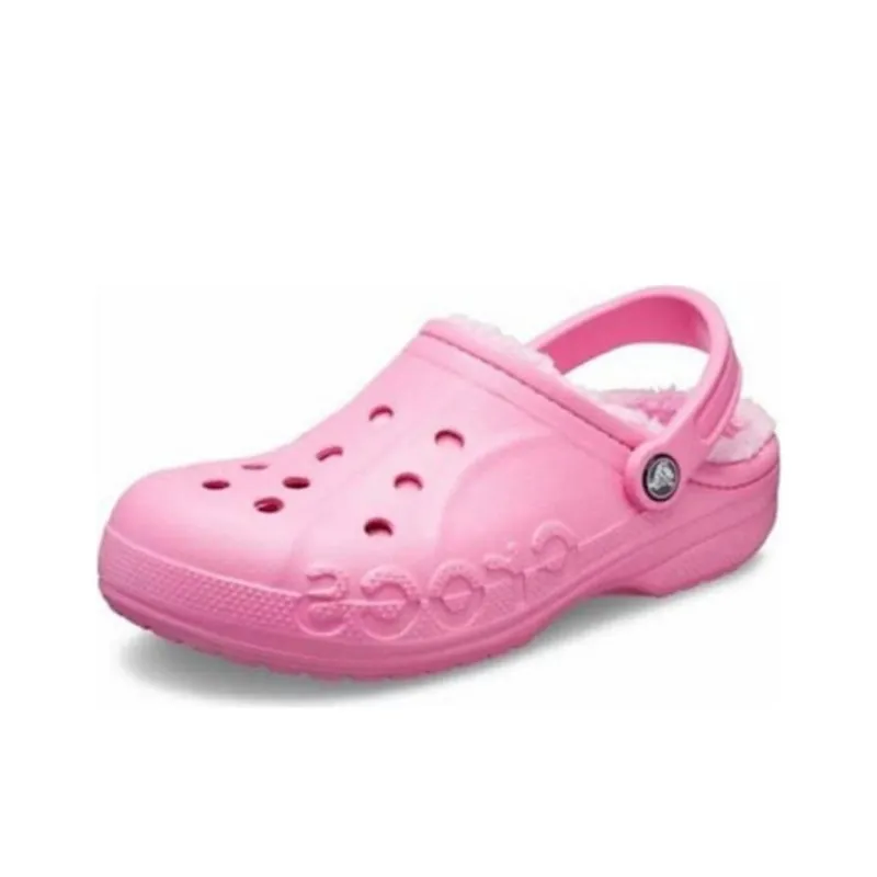 Crocs Baya Lined Clogs 'Pink'-0