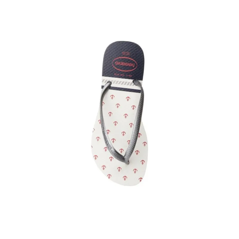 Havaianas SI Flip Flops Women's White Silver-2