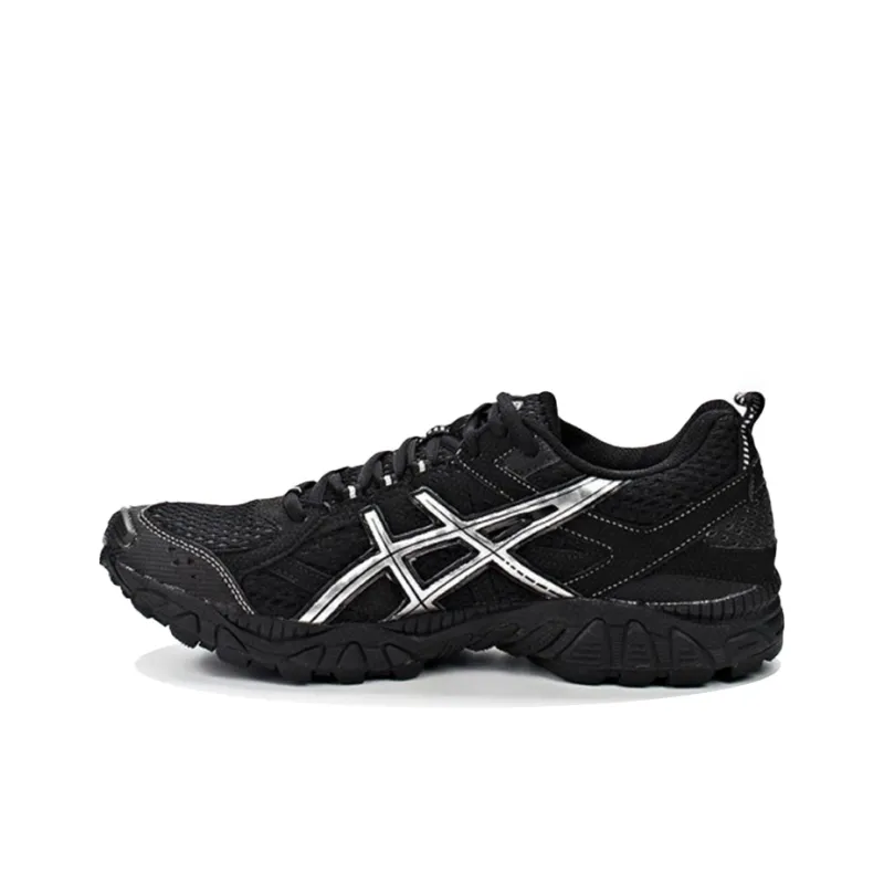 Asics Gel-Trail Lahar 5 Gtx Running Shoes Men Low-Top Black/Silver-0