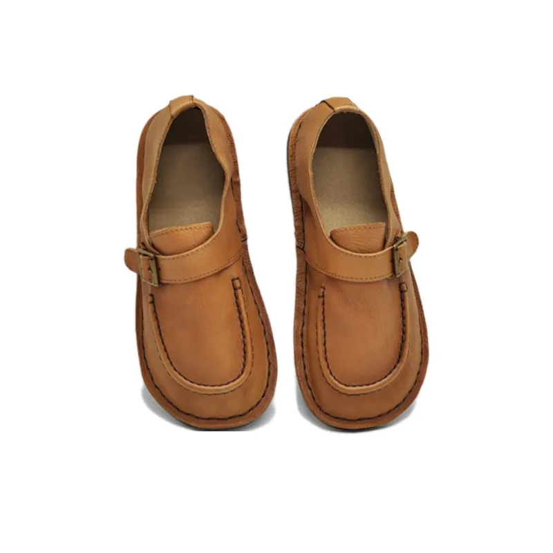 ARTMU Women's Casual Shoes Women's Low Top Coffee/Camel-12