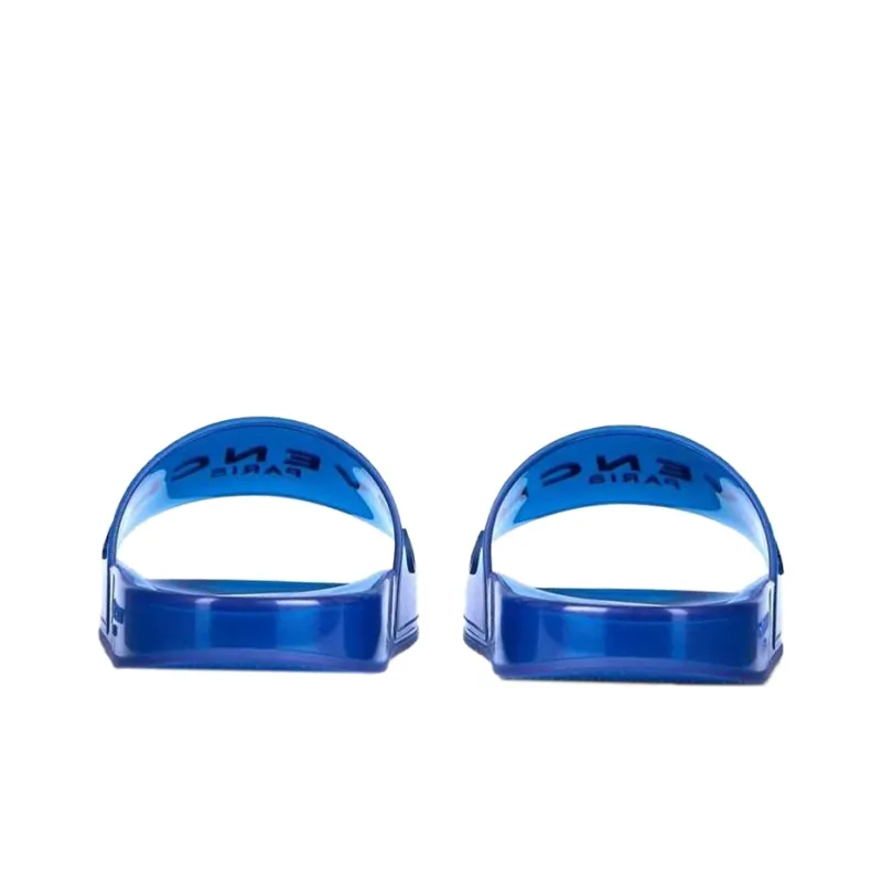 Givenchy Paris Slide 'Transparent Rubber - Ocean Blue'-4