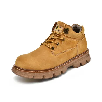 Season Ram Work Boots Unisex Low Top Sand/Yellow/Dark Brown