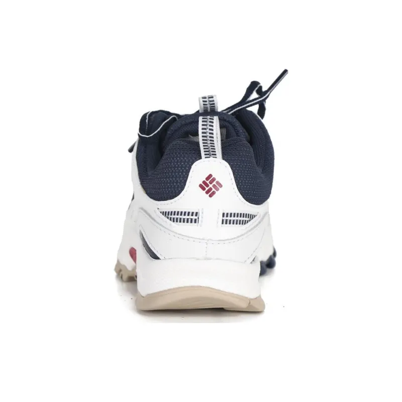 Columbia Anti Slip Wear Resistant Low Top Outdoor Shoes Women's White Blue-4