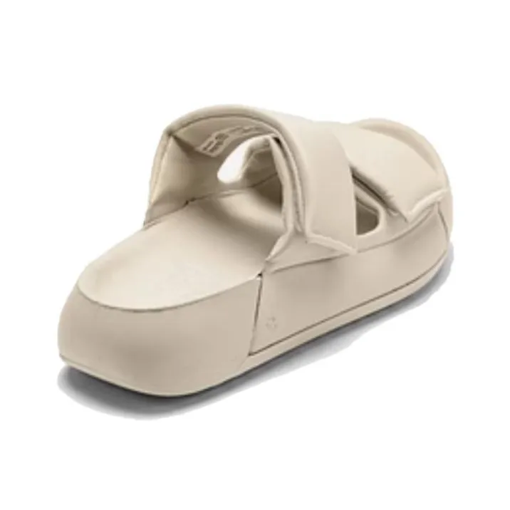Ecco Slide Slippers 4.5cm Women's Lime Gray-2