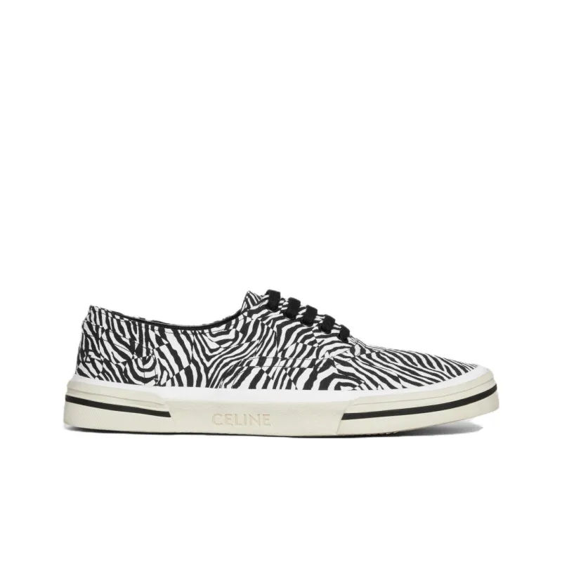 CELINE Low Top Stylish Skateboarding Shoes Men's Black White-1