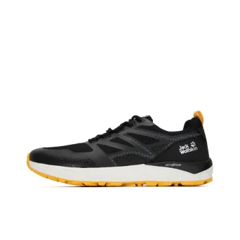 Jack Wolfskin Shock Absorbers With Slip Resistant And Abrasion Resistant Properties Low Top Outdoor Shoes Black