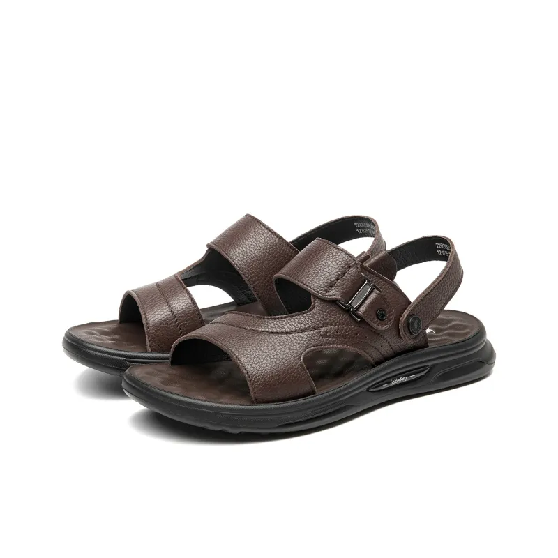 Spider King Beach Sandals Brown-1