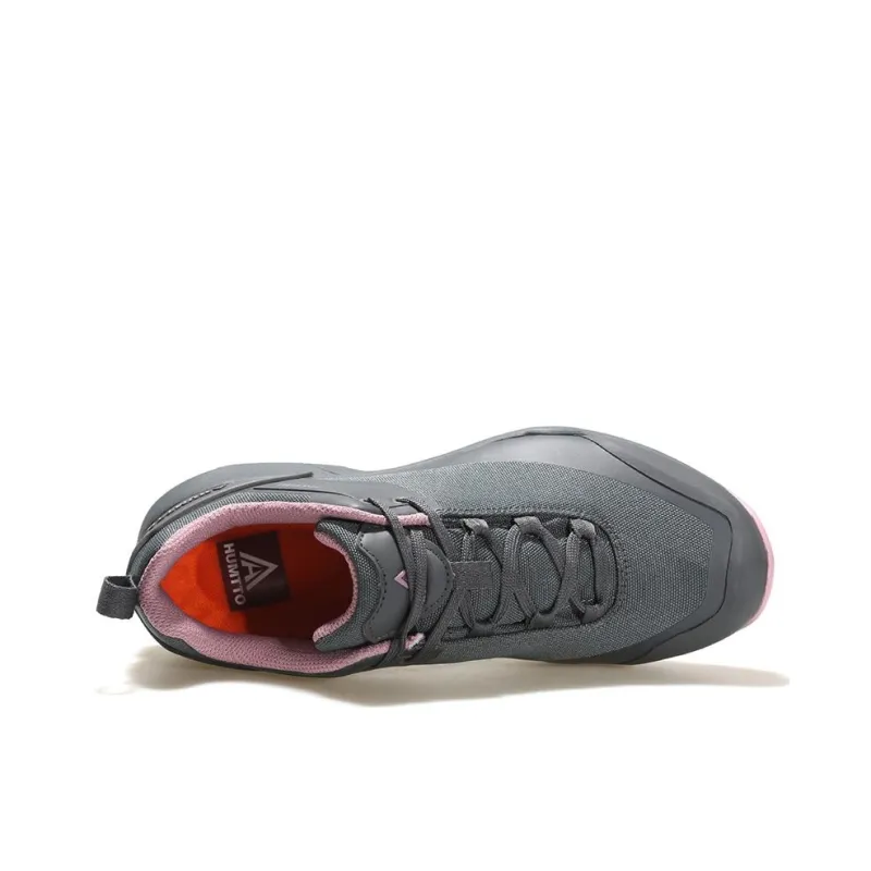 HUMTTO Lightweight Trail Running Cushioned Wear Resistant Slip Resistant Low Top Outdoor Shoes Women's Dark Gray-2