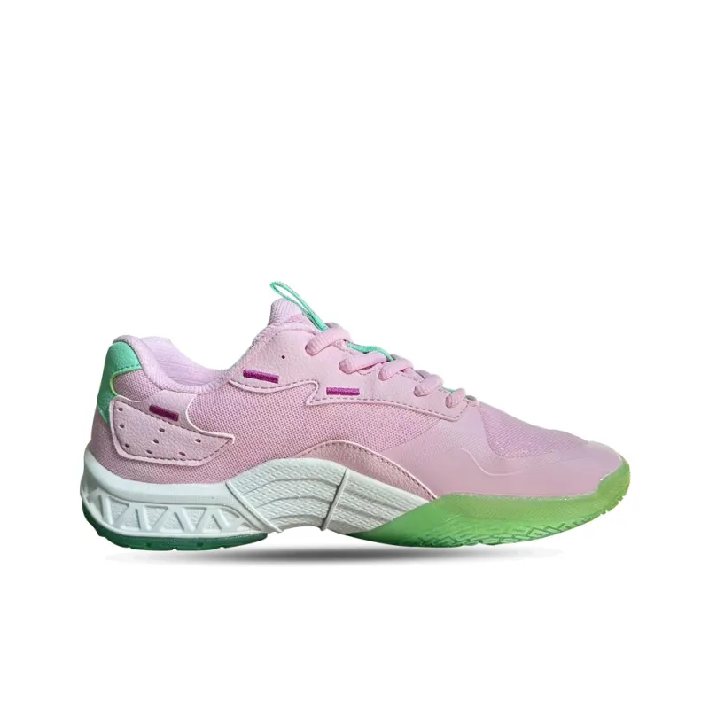 KUMPOO Badminton Shoes Unisex Low Top Pink-1