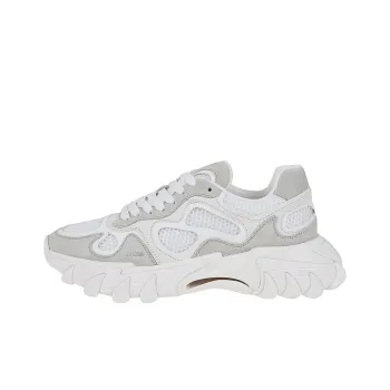 BALMAIN Slip Resistant Low Top Casual Shoes Men's White