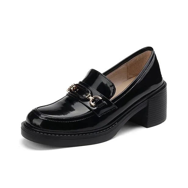 F·LOVES·f Loafers 6cm Women's Black-0