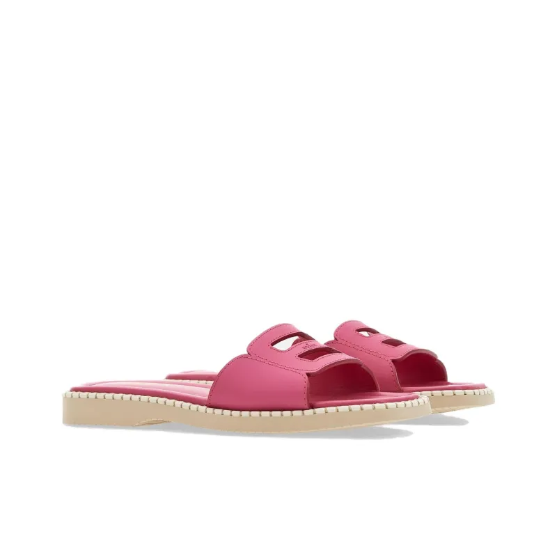 HOGAN H638 Cut-Out Flat Sandals Women's-1