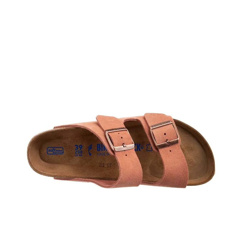 Birkenstock Arizona Soft Footbed Suede Earth Red Women's-2