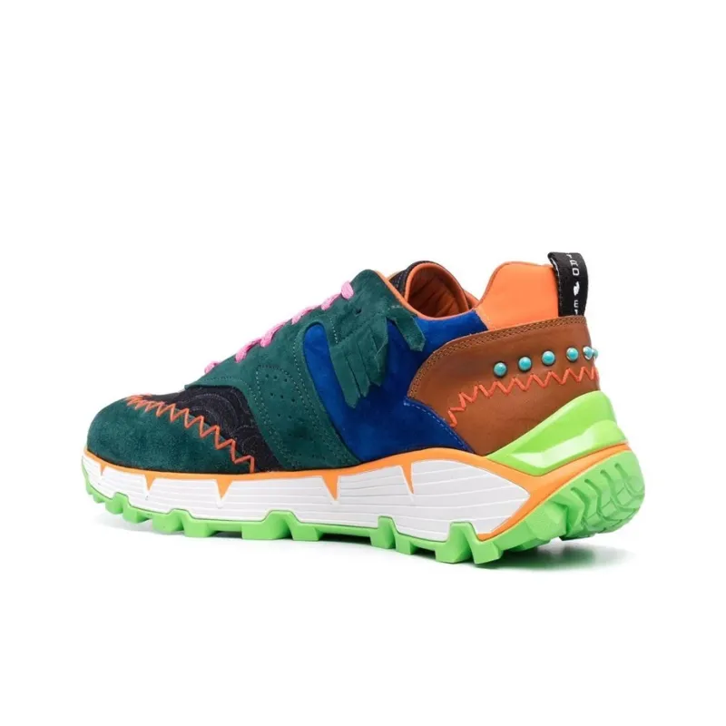 ETRO Wear Resistant Low Top Casual Shoes Men's Multicolor-3