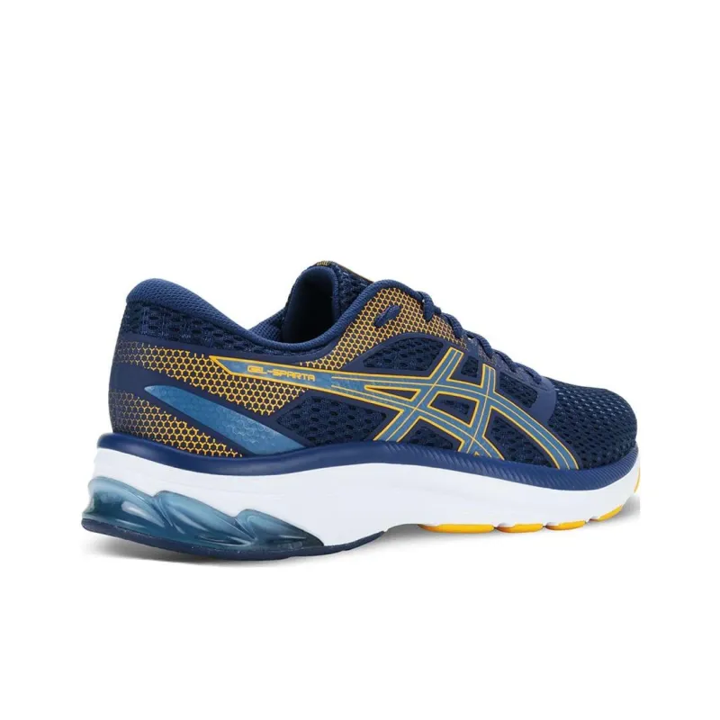Asics Gel-Sparta Gel-Sparta Gel-Sparta Durable Breathable Low-Top Running Shoes Blue Yellow-3