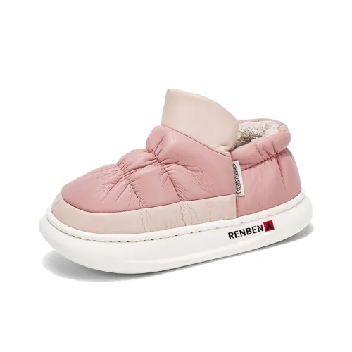 RENBEN Casual Shoes Unisex Mid-Top Pink