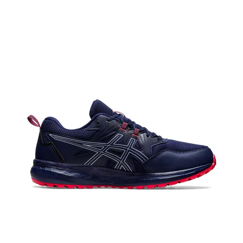 Asics GEL-SNOWRIDE 2 Cushioning Anti-Slip And Wear-Resistant Low-Top Running Shoes Men's Blue Red-1