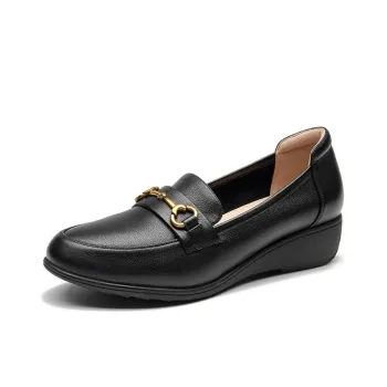 DG Loafers Women's Black/Khaki