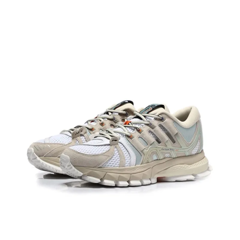 LiNing Furious Rider ACE Cushioning Impact-Resistant Low-Top Running Shoes Men's White-2