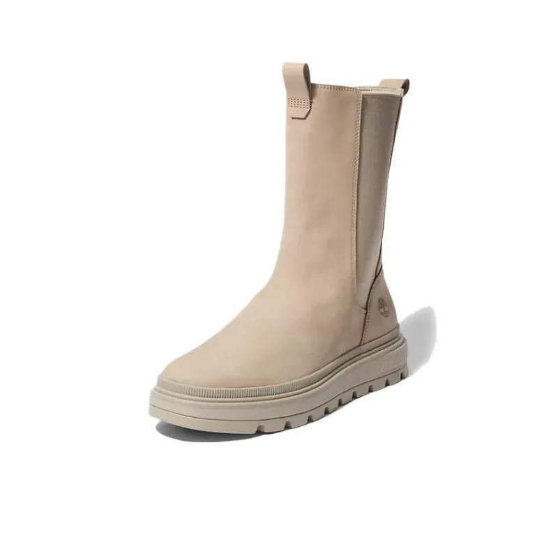 Timberland Ray City Greenstride Combat Crew Chelsea Boots Women's Pink-2
