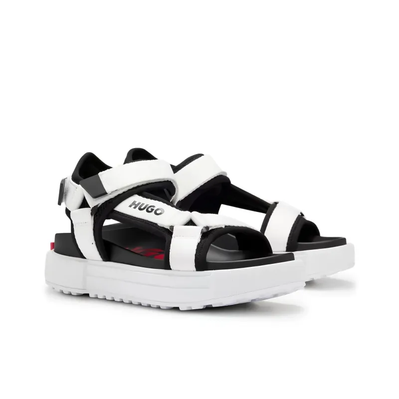 HUGO BOSS One Strap Sandals Men's White-2