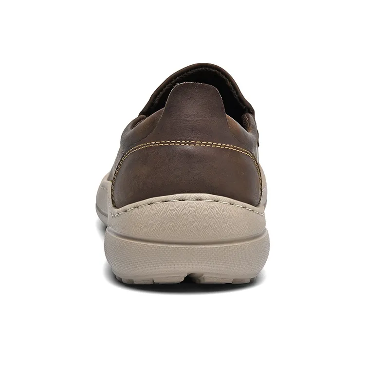 Laoks Casual Shoes Men Low Top Black/Brown-2