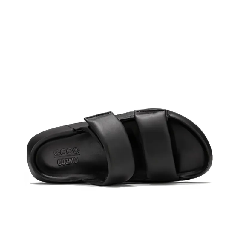 Ecco Slide Slippers 4.5cm Women's Black-2