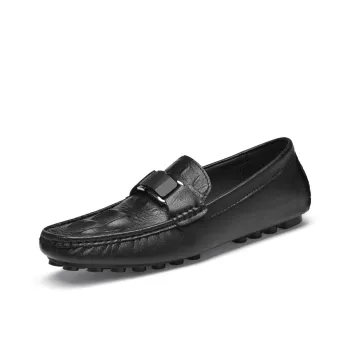 BOLE Gommino Loafers Men Black/White/Blue/Gray