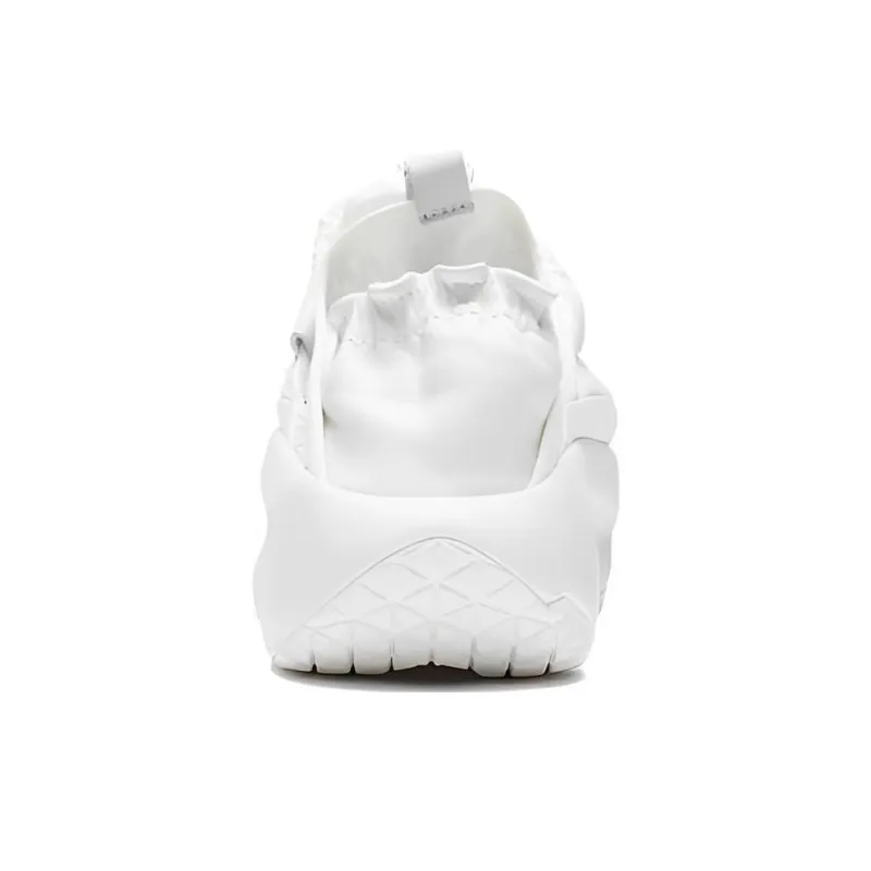 LiNing Cloud Travel Fluffy Cushioned Anti Slip And Wear Resistant Lightweight Low Top Sports Casual Shoes Men's Ecru-4