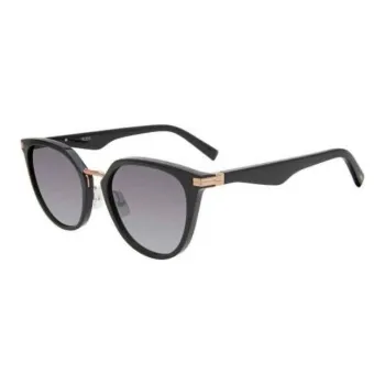 TUMI Plastic Oval Sunglasses Women's Black