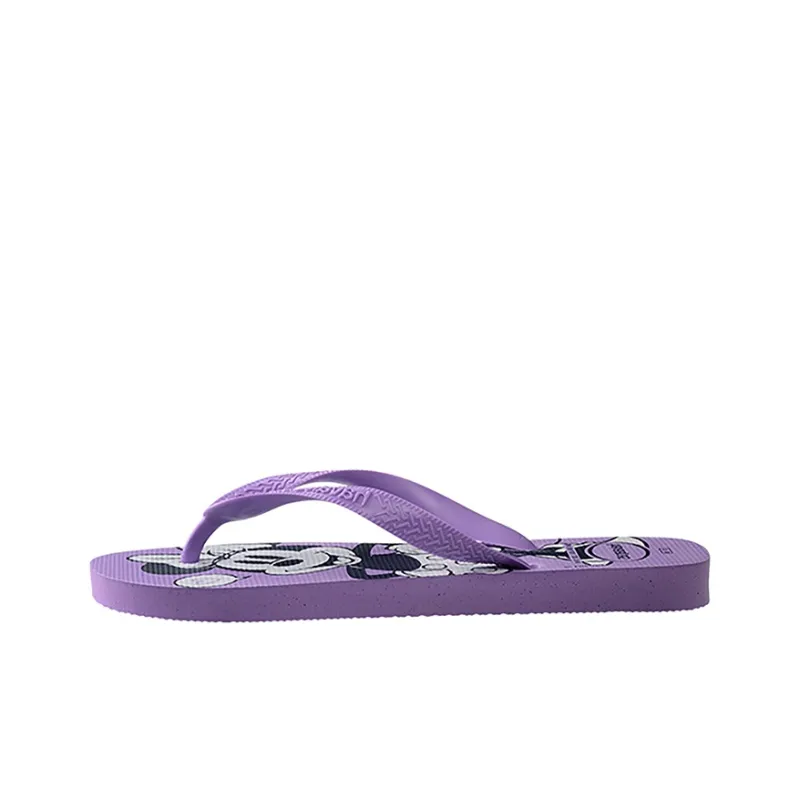 Disney x Havaianas Rubber Sole Flip Flops Women's Purple-0