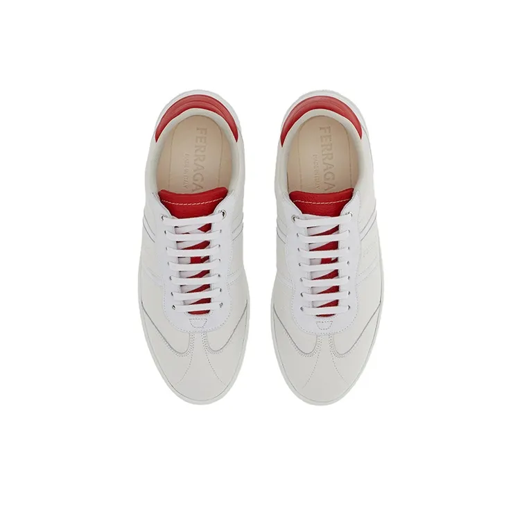 FERRAGAMO Logo-debossed Low-top Sneakers-2